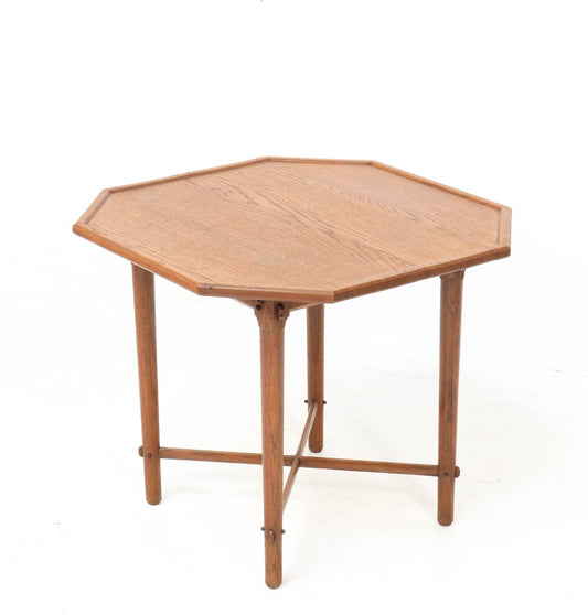 Arts & Crafts Oak Coffee Table by A. J. Kropholler, 1900s