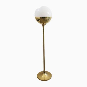 Arts & Crafts Stall Lamp in Brass from Vereinigte Werkstätten, Munich, 1960s-FJP-1798548