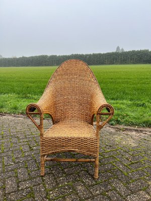 Arts & Crafts Wicker & Rattan Armchair from Dryad and Co, UK, 1920s-WZZ-1759480