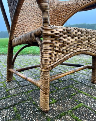 Arts & Crafts Wicker & Rattan Armchair from Dryad and Co, UK, 1920s-WZZ-1759480