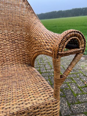 Arts & Crafts Wicker & Rattan Armchair from Dryad and Co, UK, 1920s-WZZ-1759480