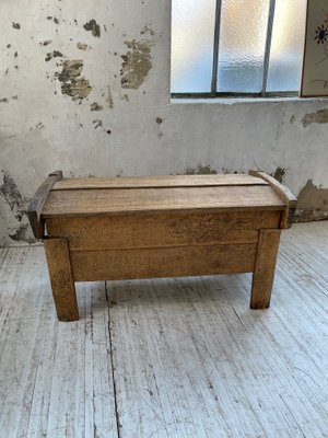 Arts & Crafts Wood Trunk, 1900s-LCU-1251582