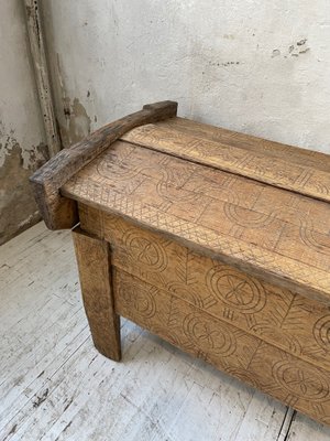 Arts & Crafts Wood Trunk, 1900s-LCU-1251582