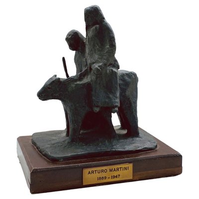 Arturo Martini, Fuga d'Egitto, 1940, Bronze-YUW-1425699