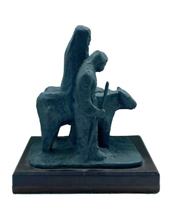 Arturo Martini, Fuga d'Egitto, 1940, Bronze-YUW-1425699