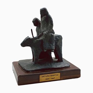 Arturo Martini, Fuga d'Egitto, 1940, Bronze-YUW-1425699