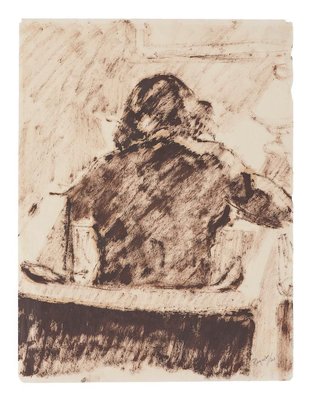 Arturo Peyrot, Woman, 1943, Ink On Paper-ZCI-832214