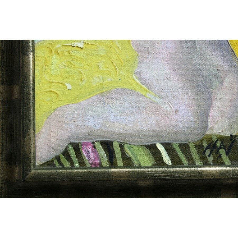 Arturs Nikitins, Torso on Yellow, 2000, Oil on Canvas