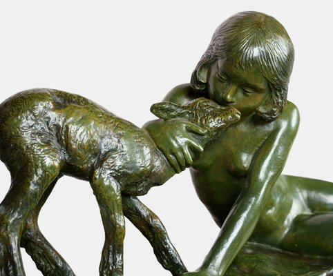 Ary Bitter, Girl with Kid, 1930, Bronze-TPH-2035968