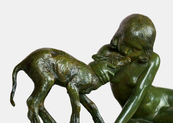 Ary Bitter, Girl with Kid, 1930, Bronze-TPH-2035968