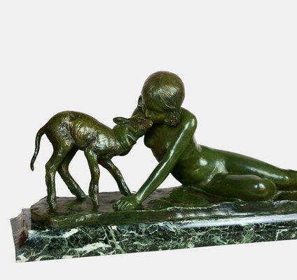 Ary Bitter, Girl with Kid, 1930, Bronze-TPH-2035968