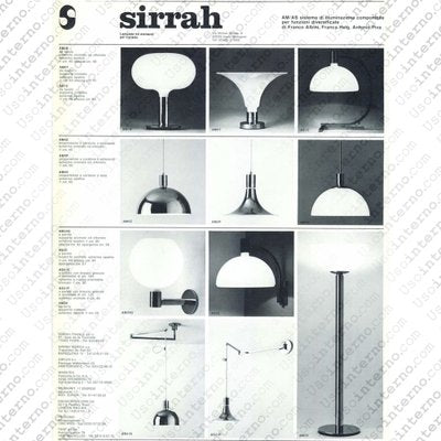 As/Am Pendant Light with Swivel Arm by Franco Albini and Franca Helg for Sirrah, 1970s-EZ-1765067