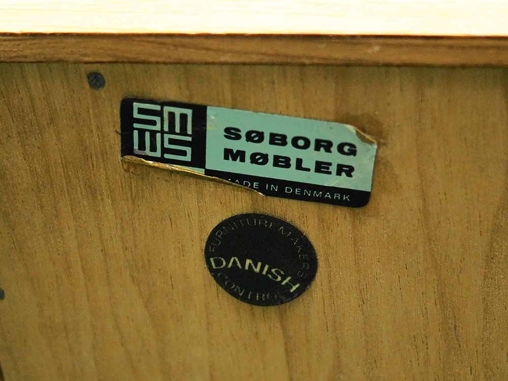 Ash Cabinet from Søborg from Søborg Møbelfabrik, 1970s