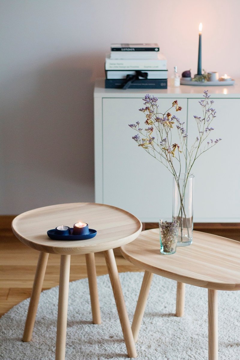 Ash Naïve Side Table D45 by etc.etc. for Emko