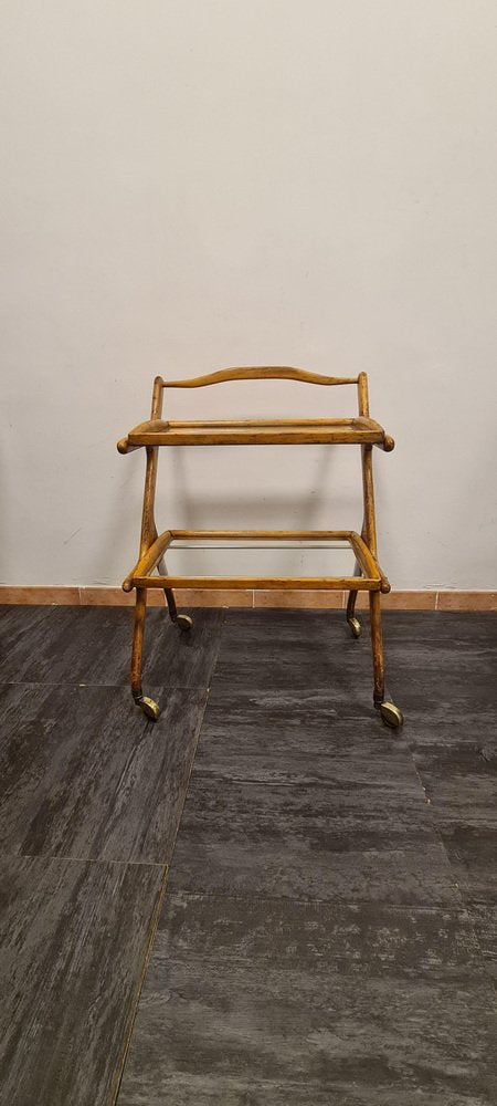 Ash Trolley with Removable Trays by Cesare Lacca, 1950s