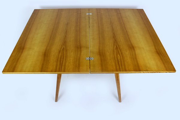 Ash Veneered Extendable Dining Table, 1960s-WVS-1813688