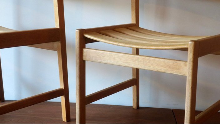 Ash Wide-Seat Dining Chairs by Kurt Østervig for Kp Møbler, 1950s, Set of 2-ED-1811125