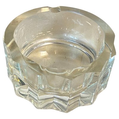 Ashtray in Crystal from Cristallerie De Haute Bretagne, 1970s-UR-1782950