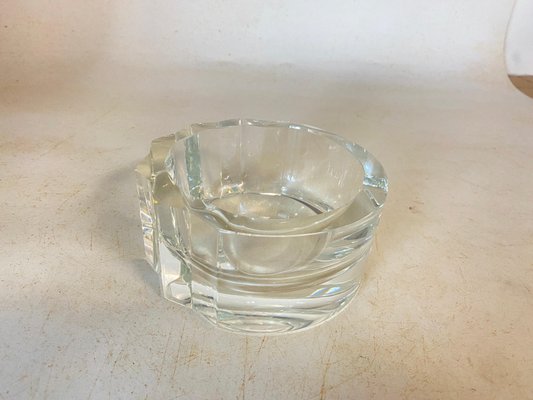 Ashtray in Crystal from Cristallerie De Haute Bretagne, 1970s-UR-1782950