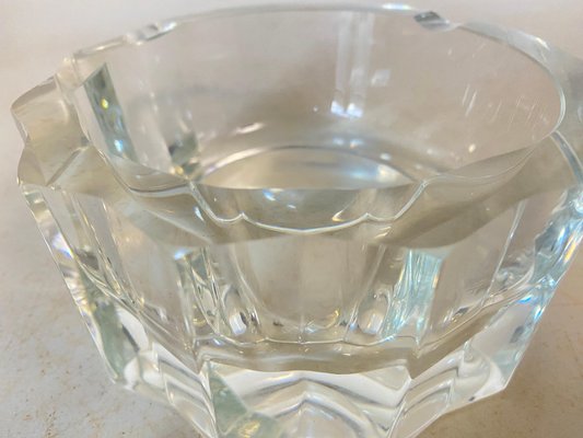 Ashtray in Crystal from Cristallerie De Haute Bretagne, 1970s-UR-1782950