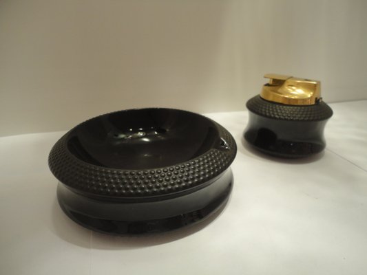 Ashtray & Lighter Set by Tapio Wirkkala for Rosenthal, 1970s, Set of 2-VIB-698616