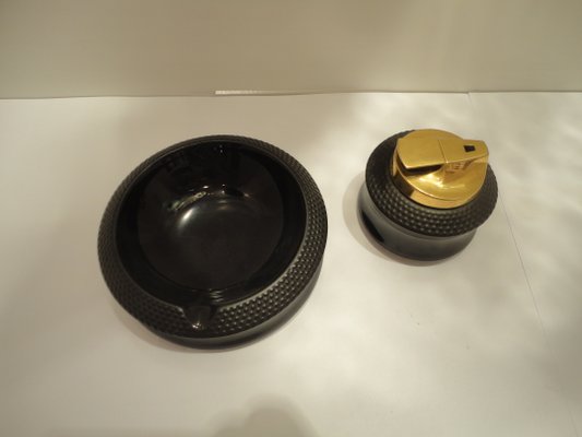 Ashtray & Lighter Set by Tapio Wirkkala for Rosenthal, 1970s, Set of 2-VIB-698616