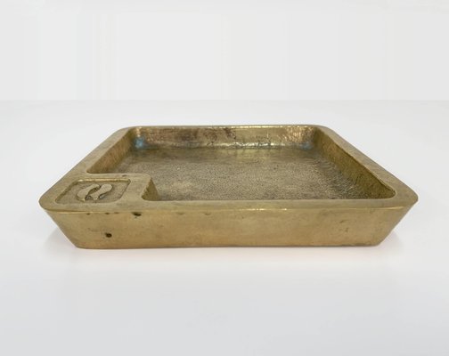 Ashtray or Bowl in Solid Brass, Italy, 1960s-JDR-1126252