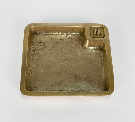 Ashtray or Bowl in Solid Brass, Italy, 1960s-JDR-1126252