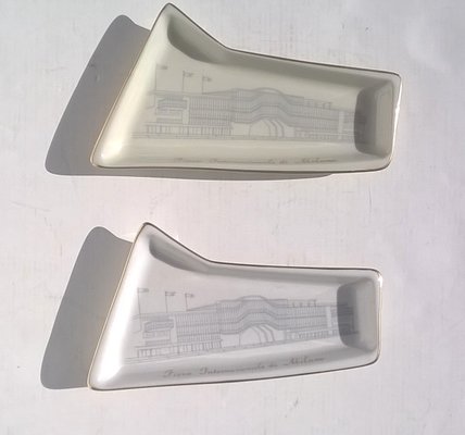 Ashtrays by Gio Ponti for Richard Ginori, 1951, Set of 2-EI-381971