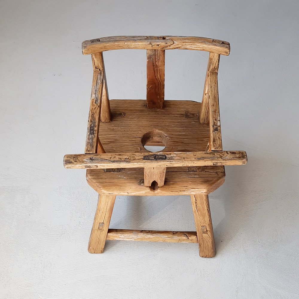 Asian Childs Chair with Hole