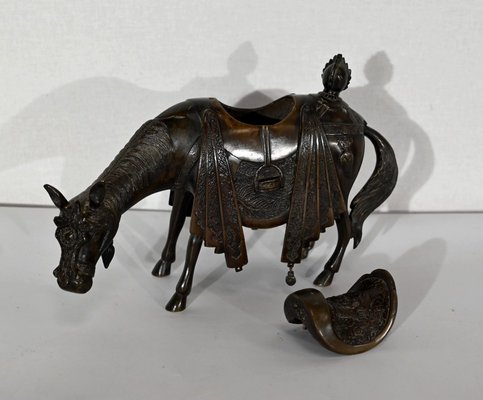 Asian Style Bronze Horse, Early 1900s-RVK-1422631