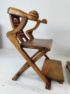 Asian Throne Chairs, 1960s, Set of 2-ZCH-1806768