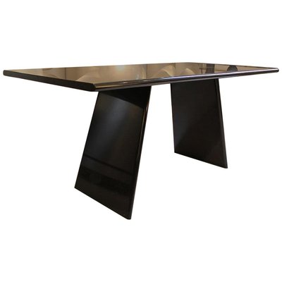 Asolo Table in Black Granite by Angelo Mangiarotti, Italy, 1980s-FGA-922574