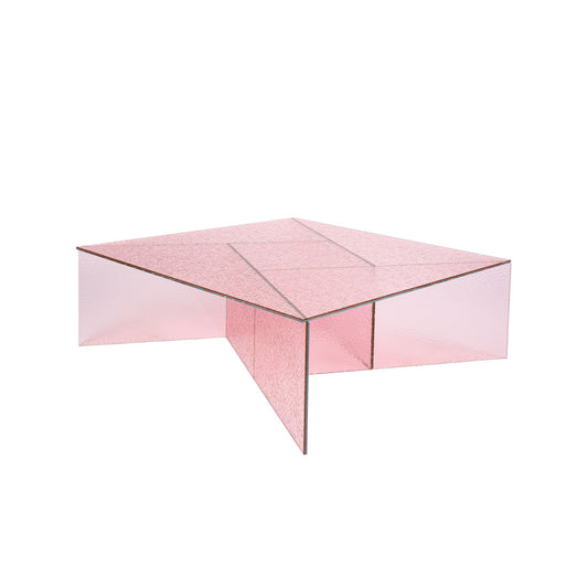 Aspa Big - Square Glass Coffee Table by Pulpo #rose