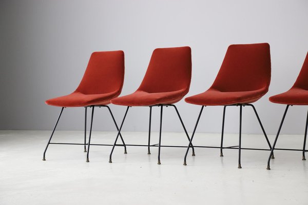 Aster Dining Chairs by Augusto Bozzi for Fratelli Saporiti, 1958, Set of 6-DXL-1447604