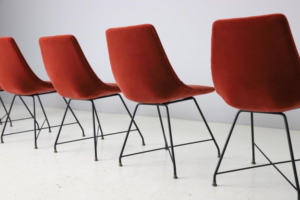 Aster Dining Chairs by Augusto Bozzi for Fratelli Saporiti, 1958, Set of 6-DXL-1447604