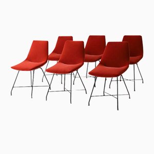 Aster Dining Chairs by Augusto Bozzi for Fratelli Saporiti, 1958, Set of 6-DXL-1447604