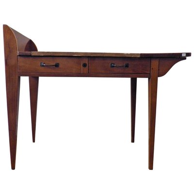 Asymmetric Student Desk by Eugène Printz, France, 1930s-YXM-896891