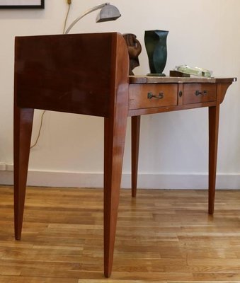 Asymmetric Student Desk by Eugène Printz, France, 1930s-YXM-896891