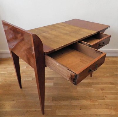 Asymmetric Student Desk by Eugène Printz, France, 1930s-YXM-896891