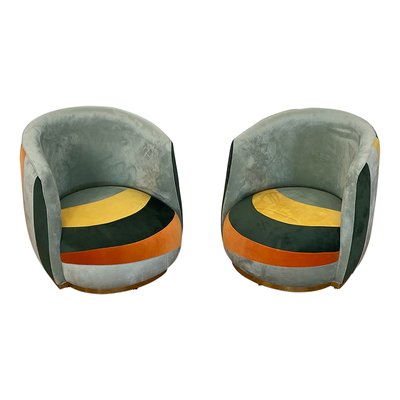 Asymmetrical Armchairs, 1990s, Set of 2-BEW-1773387