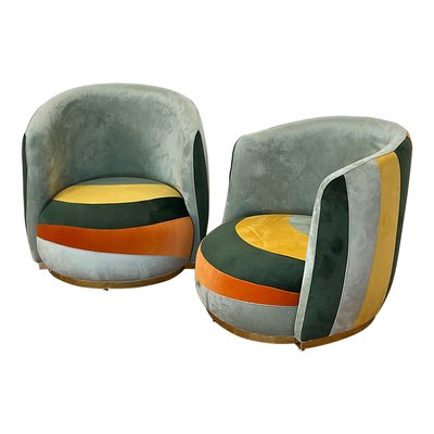 Asymmetrical Armchairs, 1990s, Set of 2-BEW-1773387