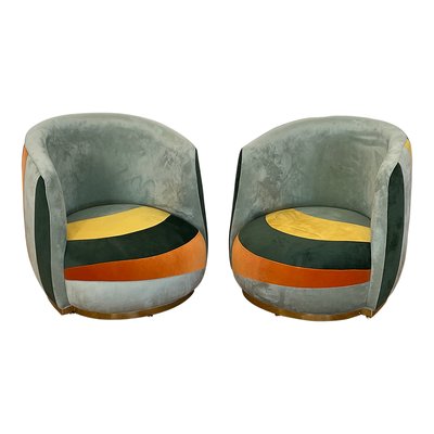 Asymmetrical Armchairs, 1990s, Set of 2-BEW-1773387