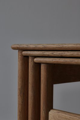 AT-40 Nesting Tables attributed to Hans J. Wegner for Andreas Tuck, Denmark, 1960s, Set of 3-WRF-1741924