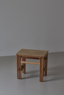 AT-40 Nesting Tables attributed to Hans J. Wegner for Andreas Tuck, Denmark, 1960s, Set of 3-WRF-1741924