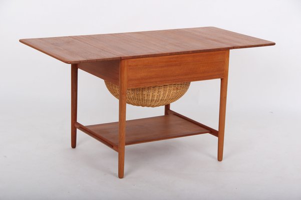 AT33 Sewing Table by Hans J. Wegner for Andreas Tuck, Denmark-DQ-974787