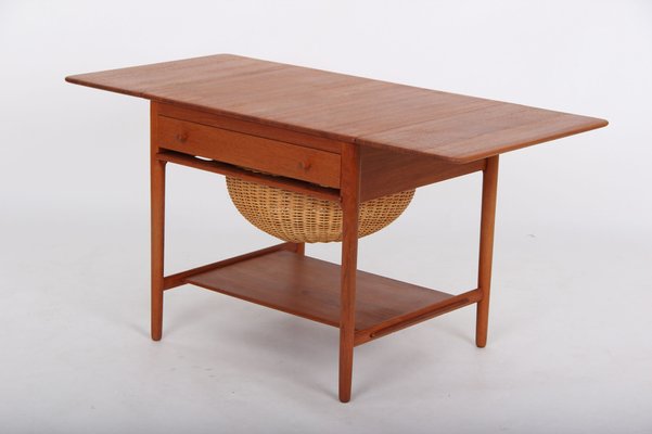 AT33 Sewing Table by Hans J. Wegner for Andreas Tuck, Denmark-DQ-974787