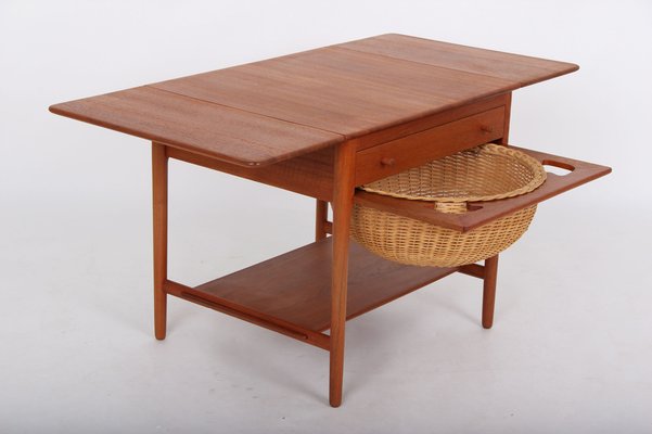 AT33 Sewing Table by Hans J. Wegner for Andreas Tuck, Denmark-DQ-974787