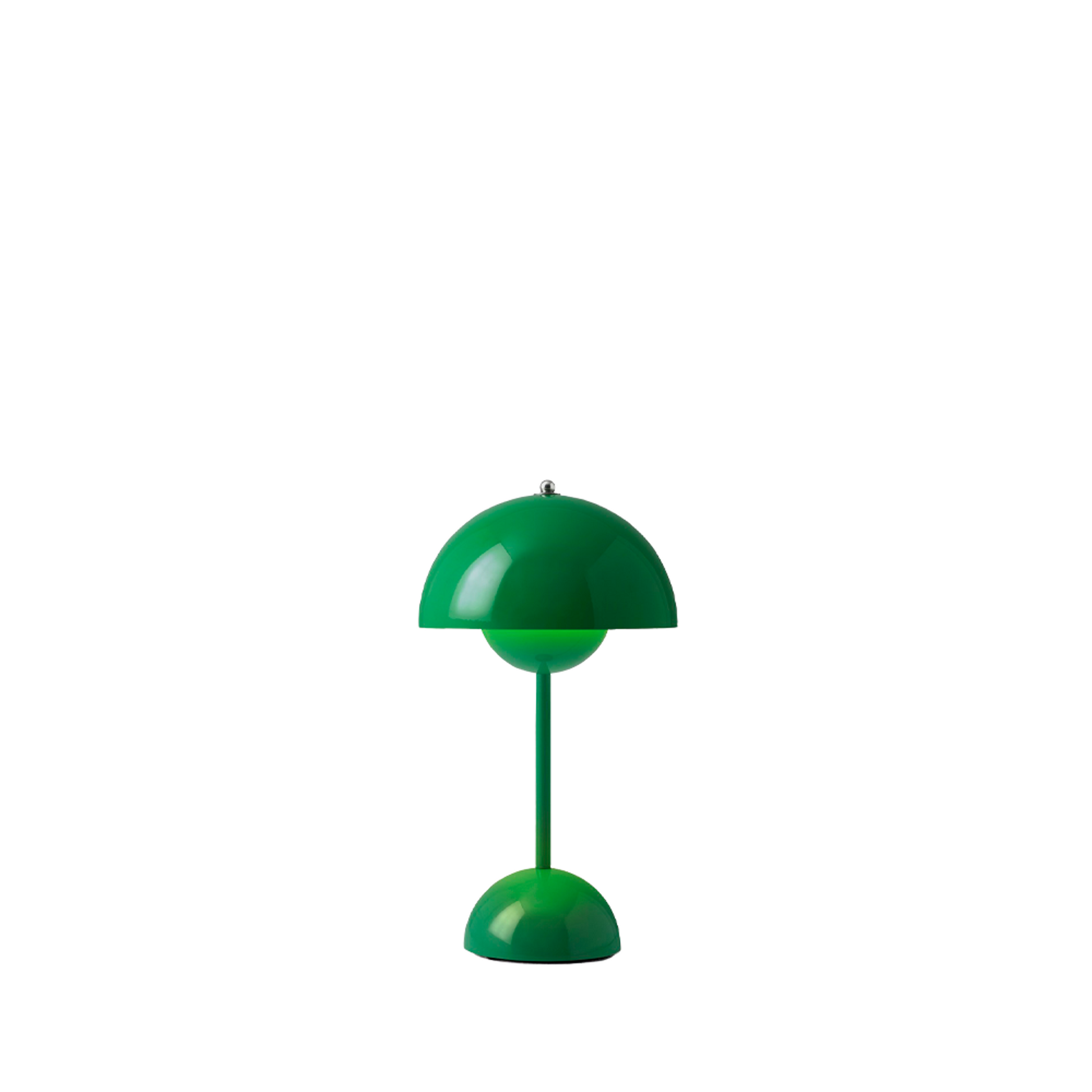 Flowerpot VP9 Table Lamp Portable by &tradition #Signal Green