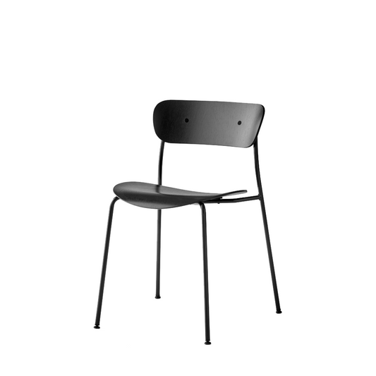 Pavilion AV1 Dining Chair by &tradition #Black Oak/Black